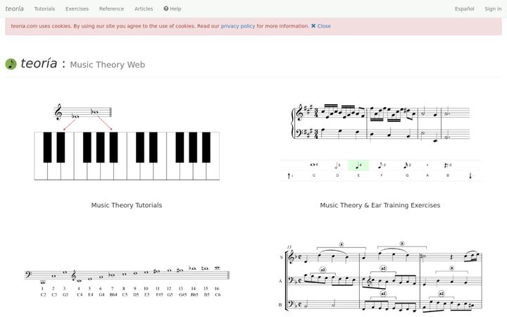Screenshot di teoria.com