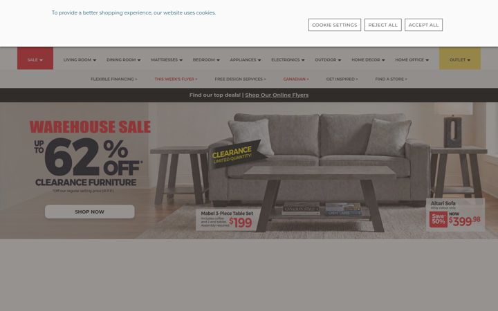 Screenshot of teppermans.com
