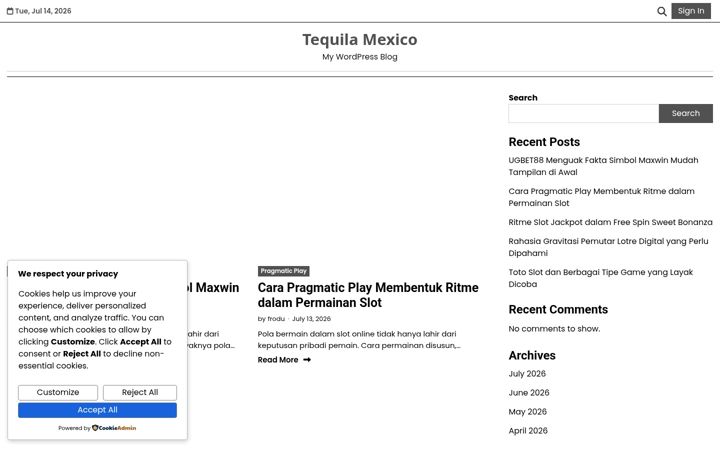 Ekrano kopija tequilamexicanrestaurant.com