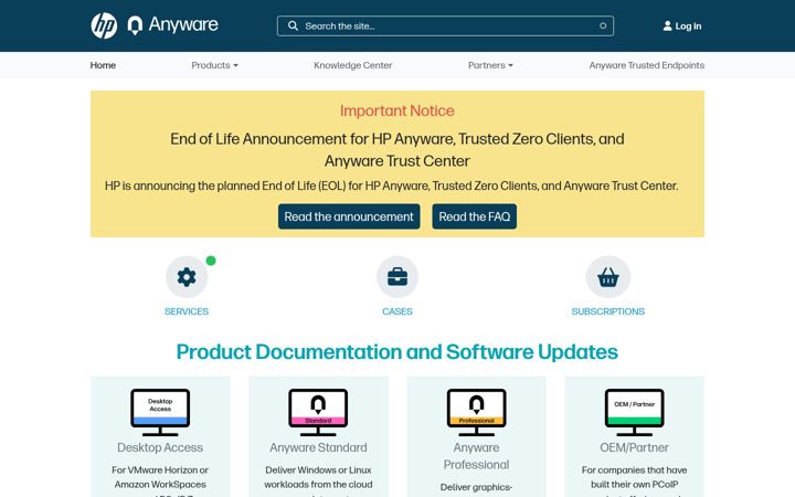Screenshot of teradici.com