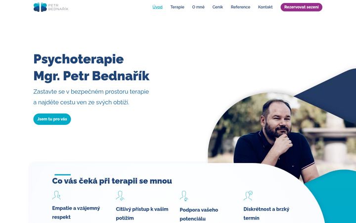 Képernyőkép: terapiebednarik.cz