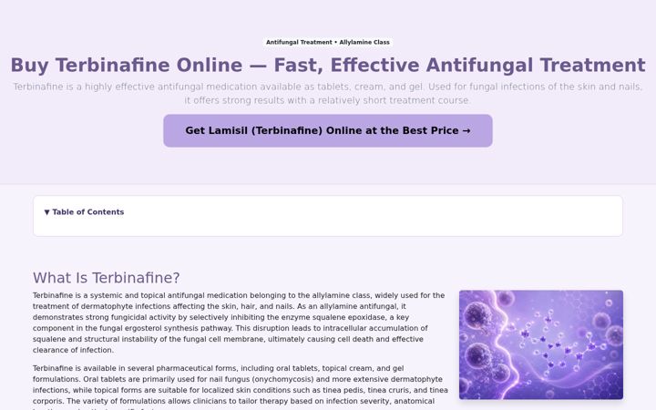 Screenshot of terbimed.com