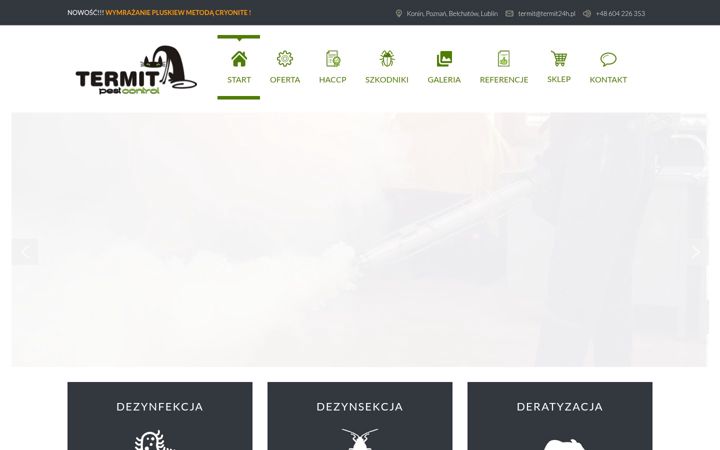 Screenshot of termit24h.dkonto.pl