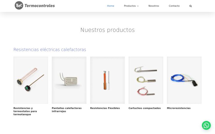 Screenshot of termocontroles.com.ar