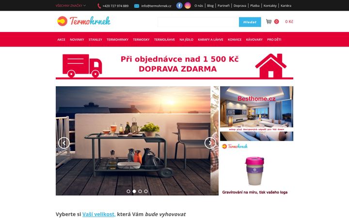 Skärmbild av termohrnek.cz
