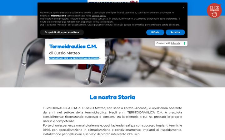 Screenshot of termoidraulicacm.com