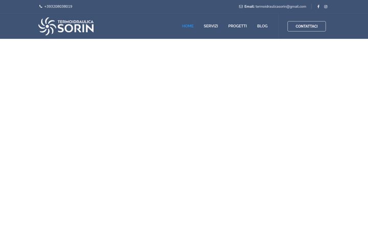 Screenshot of termoidraulicasorin.it