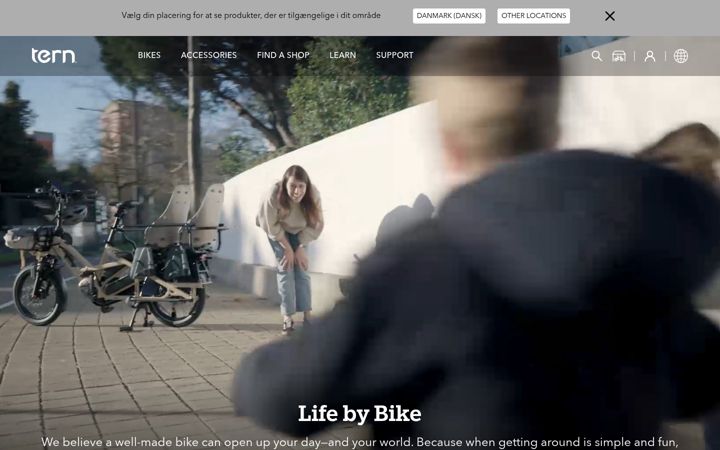 Screenshot of ternbicycles.com
