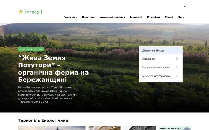 Screenshot of ternopil.name