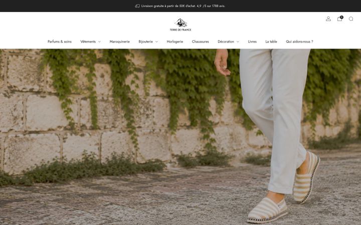 Screenshot of terredefrance.fr