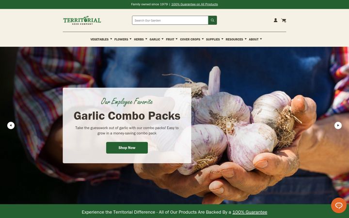 Screenshot of territorialseed.com