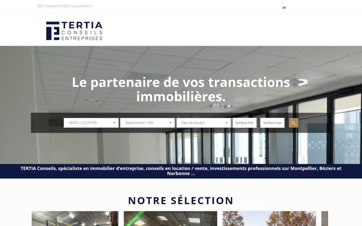 Zrzut ekranu tertiaconseils.com