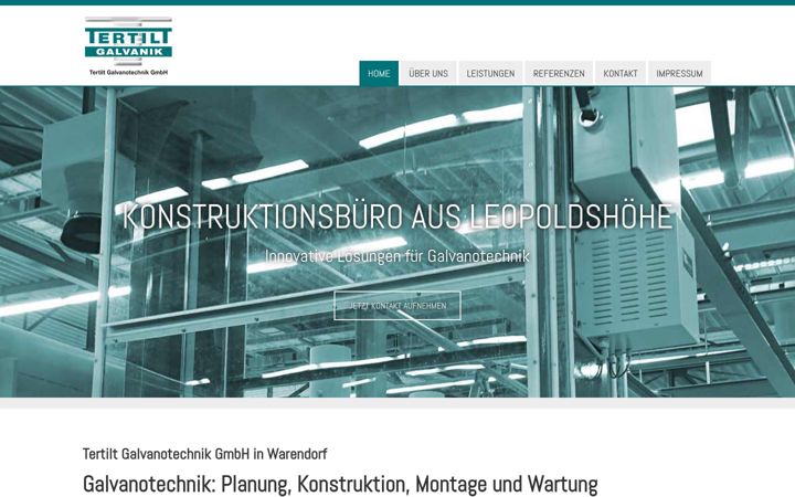 Screenshot of tertilt-galvanotechnik.de
