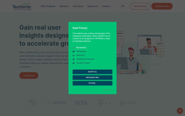 Képernyőkép: testbirds.com