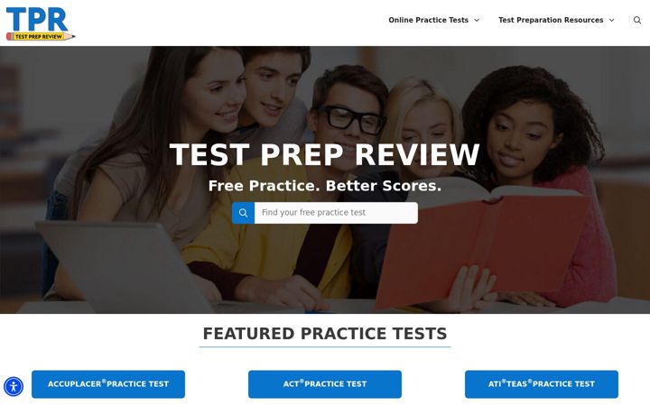 Екранна снимка на testprepreview.com