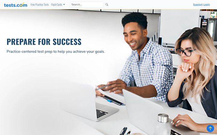 Screenshot of tests.com