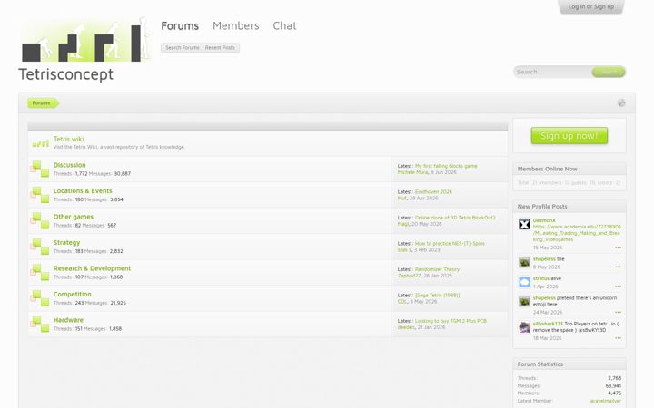Screenshot of tetrisconcept.net