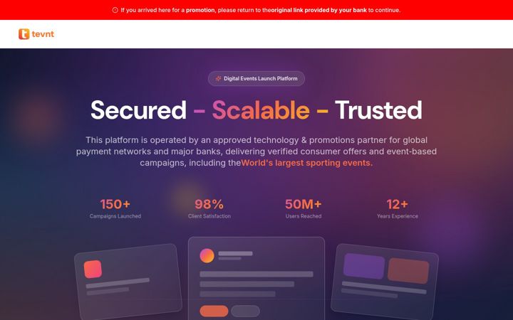 Screenshot of tevnt.com