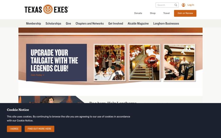 Captură de ecran a texasexes.org