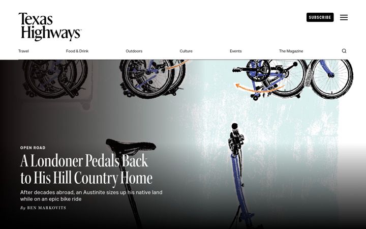 Screenshot of texashighways.com