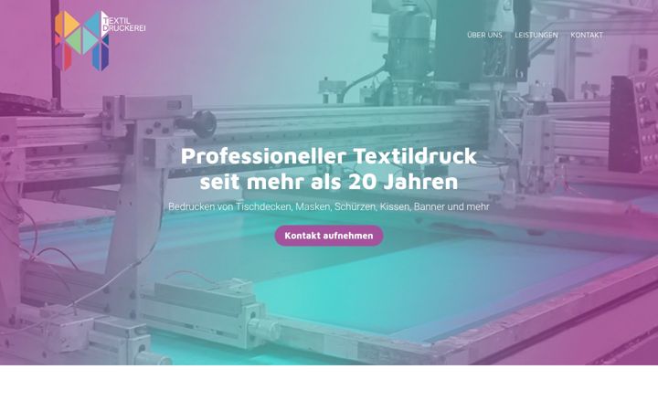 Screenshot of textildruckerei.pl