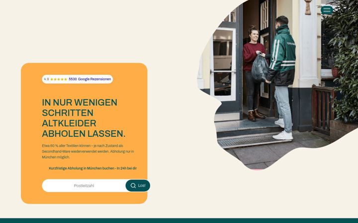 Skärmbild av textiltiger.de
