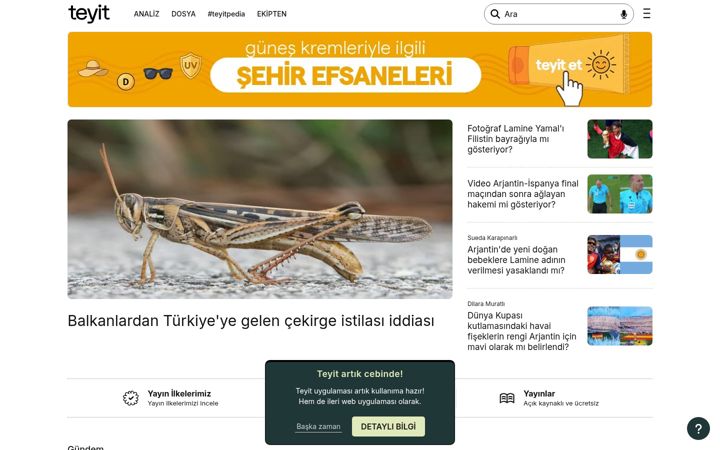 Screenshot of teyit.org