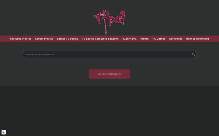 Screenshot of tfpdl.se