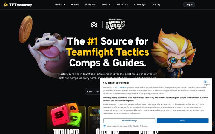 Screenshot του tftacademy.com