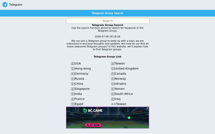 Screenshot von tg-me.com