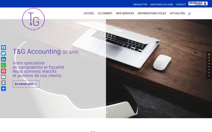 Screenshot του tgaccounting.be
