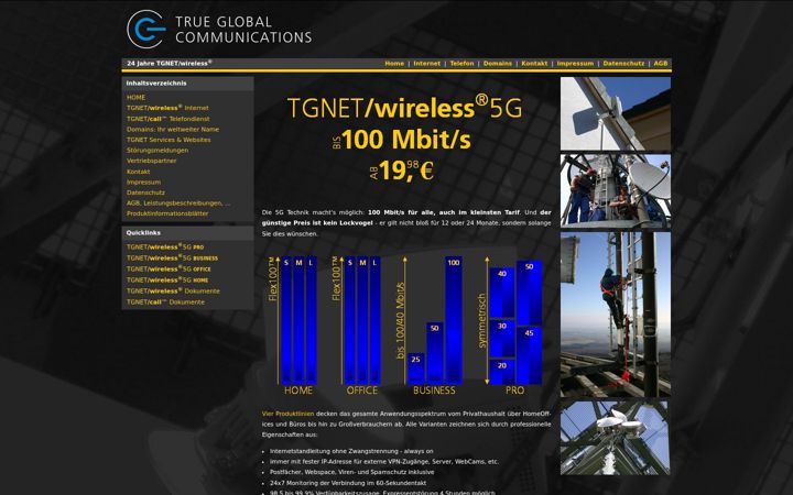 Screenshot of tgc.de