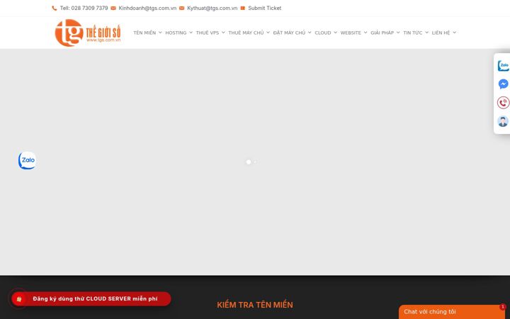 Ekrānuzņēmums no tgs.com.vn