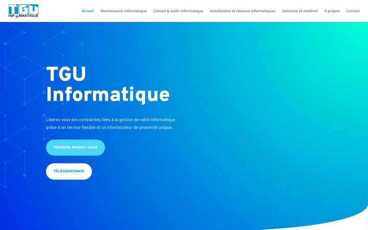 Snímek obrazovky tgu-informatique.fr