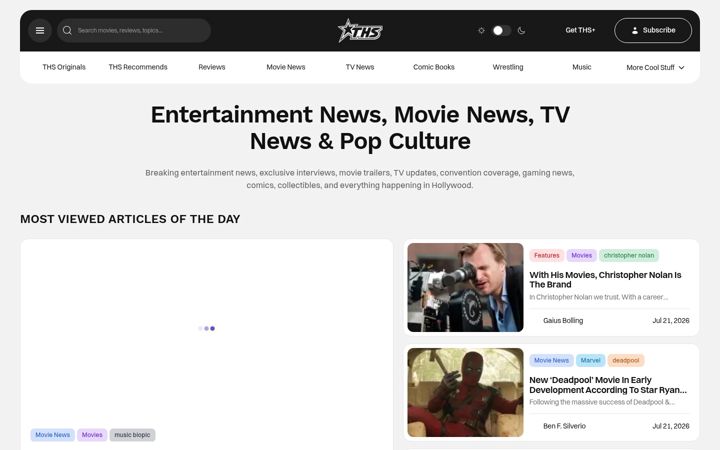 Screenshot of thathashtagshow.com