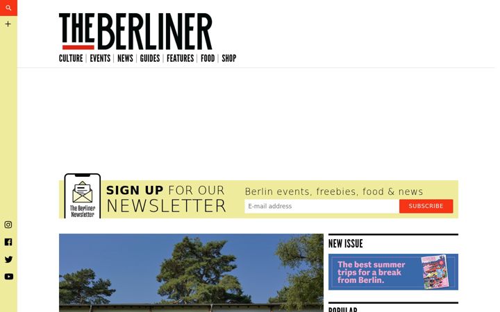 Screenshot of the-berliner.com