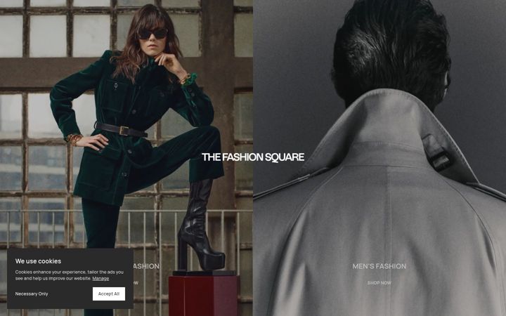 Screenshot of the-fashion-square.com