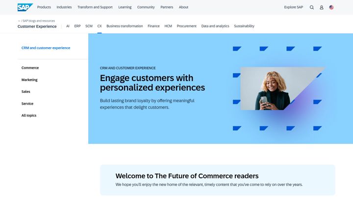 Screenshot of the-future-of-commerce.com