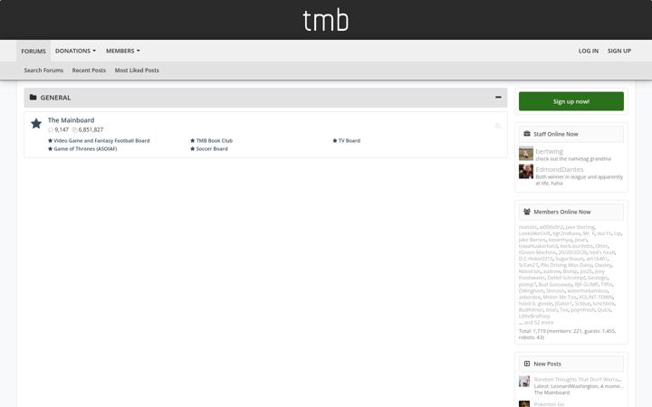 Screenshot of the-mainboard.com