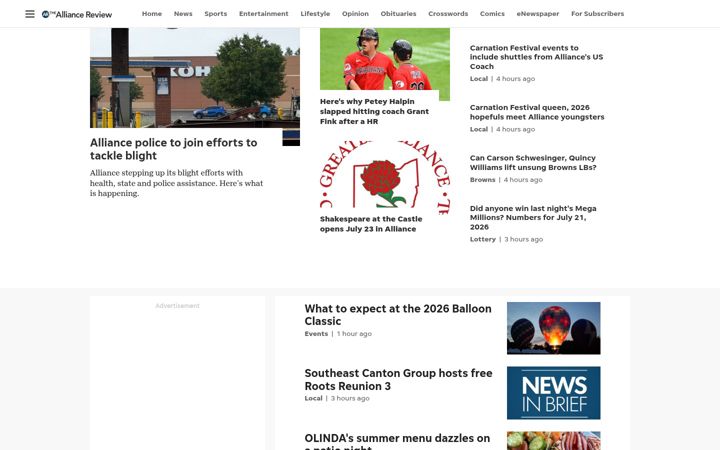 Screenshot of the-review.com