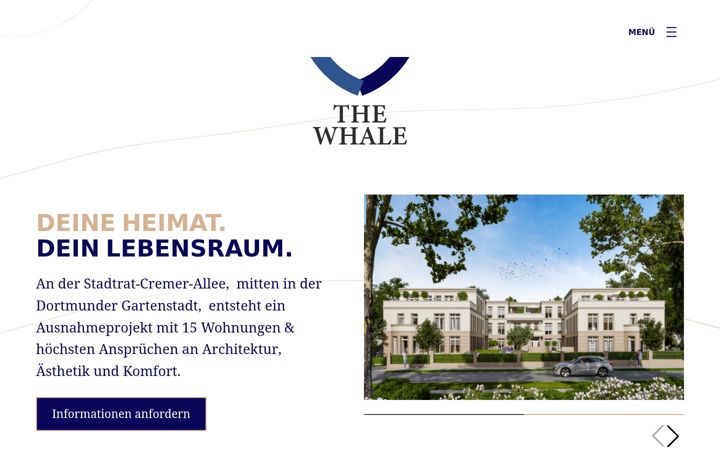 Screenshot of the-whale.de
