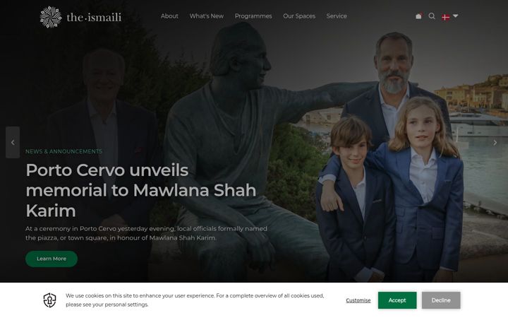 Screenshot of the.ismaili
