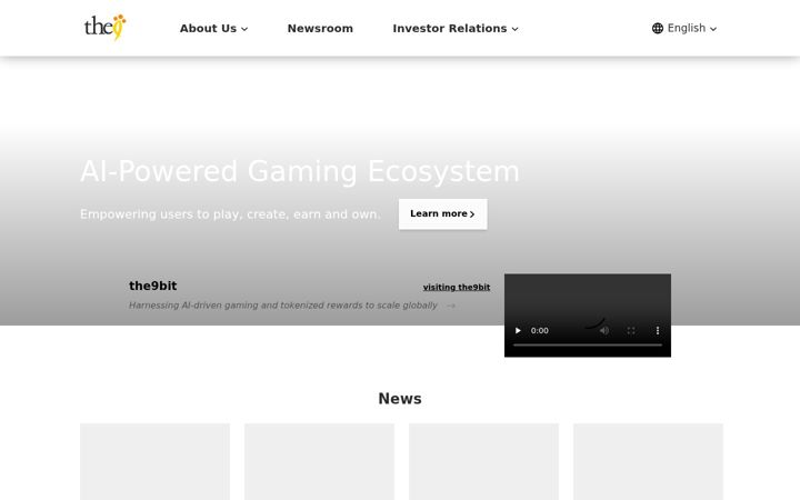 Screenshot of the9.com