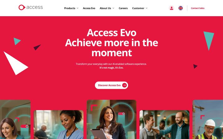Skjermbilde av theaccessgroup.com