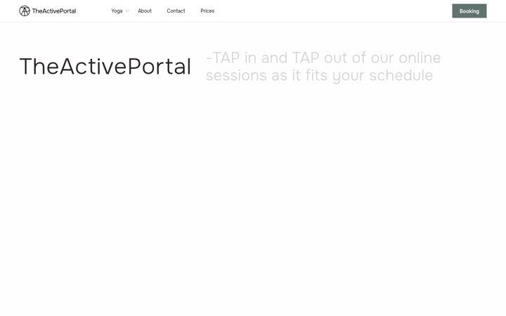 Screenshot stránky theactiveportal.com
