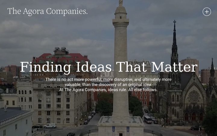 Screenshot of theagora.com