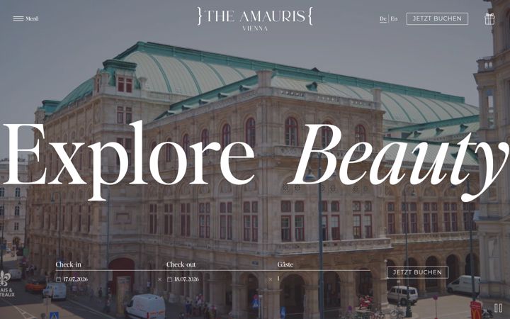 Skärmbild av theamauris.com