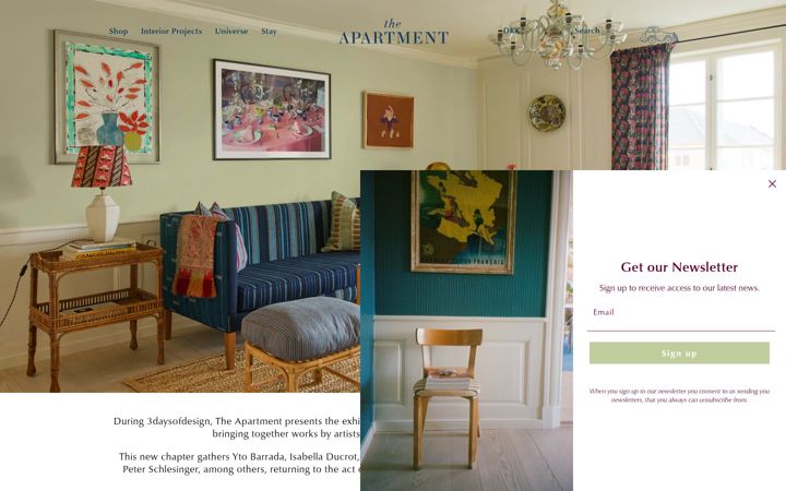 Zrzut ekranu theapartment.dk