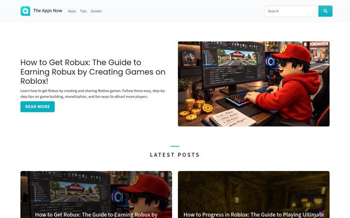 Screenshot of theappsnow.com
