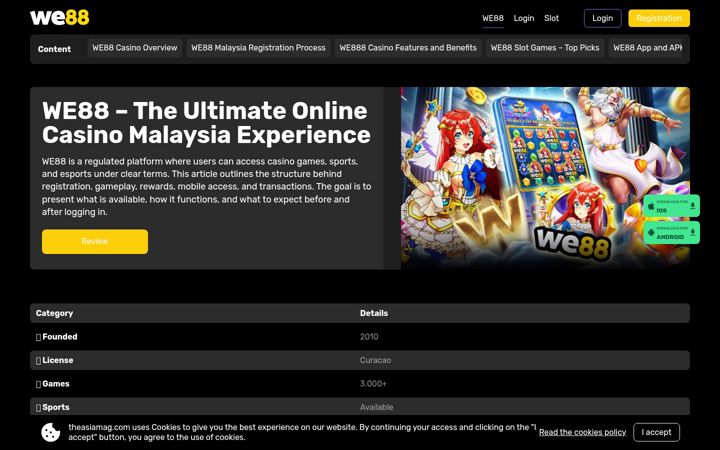 Screenshot of theasiamag.com